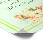 Rosa Kirschblüten , Hochzeit erschießen Poster (Ecke)