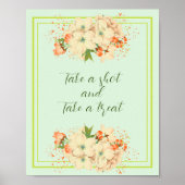 Rosa Kirschblüten , Hochzeit erschießen Poster (Vorne)