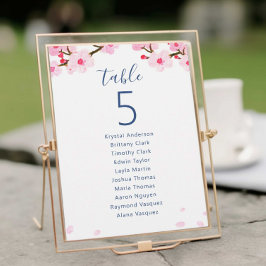 Rosa Kirschblüten Hochzeitskarten