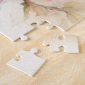 Rosa Kirschblüten in Monogramm Puzzle (Seite)