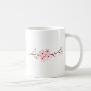 Rosa Kirschblüten Japanische Blumen Sakura  Kaffeetasse