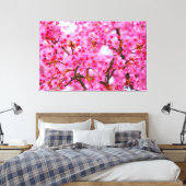 Rosa Kirschblüten Leinwanddruck (Insitu (Schlafzimmer))