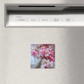 Rosa Kirschblüten Magnet (In Situ (Geschirrspüler))