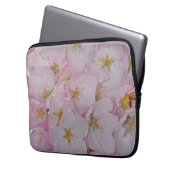 Rosa Kirschblüten Notebook-Ärmel Laptopschutzhülle (Vorderseite Links)