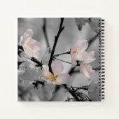 Rosa Kirschblüten Notizblock (Rückseite)