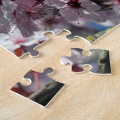 Rosa Kirschblüten Puzzle (Seite)