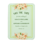 Rosa Kirschblüten Save the Date Magnet (Vertikal)