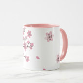 Rosa Kirschblüten Schön Tasse (VorderseiteRechts)