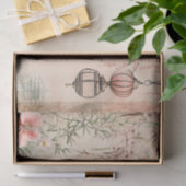 Rosa Kirschblüten-Serenitätslandschaft (7) Seidenpapier (Geschenk)