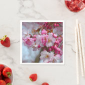 Rosa Kirschblüten Serviette (Beispiel)