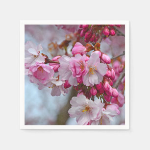 Rosa Kirschblüten Serviette