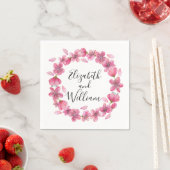 Rosa Kirschblüten Serviette (Beispiel)