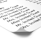 Rosa Kirschblüten Sitzdiagramm Poster (Ecke)