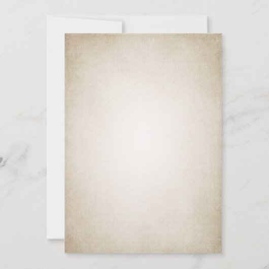 Rosa Kirschblüten Tan Wedding Save the Date (Rückseite)