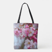 Rosa Kirschblüten Tasche (Rückseite)