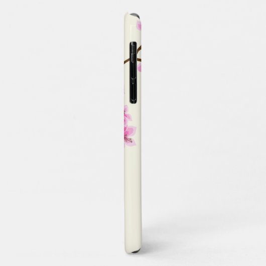 Rosa Kirschblütenbaum Case-Mate iPhone Hülle (Hinten/Links)