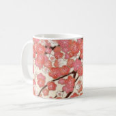 Rosa Kirschblütenentwurf Kaffeetasse (Vorderseite Links)