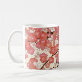Rosa Kirschblütenentwurf Kaffeetasse (Links)