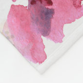 Rosa Kirsche blüht Wasserfarbe Nahtlos. Fleecedecke (Ecke)