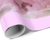 Rosa Kirsche Blume glücklicher Valentinstag Geschenkpapier (Rolleneckpunkt)