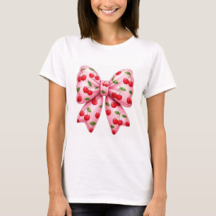 rosa Kirsche Pow T-Shirt