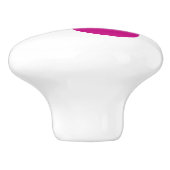 Rosa Kirsche, rosa Kirschen, süße Kirsche, Obst Keramikknauf (Seitenansicht)