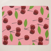 Rosa Kirschen Sherpadecke (Vorderseite (Horizontal))