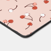 Rosa Kirschmuster niedliche ästhetische Schreibtis Schreibtischunterlage (Ecke)