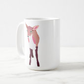 Rosa Kitz-Tasse Kaffeetasse (Vorderseite Links)