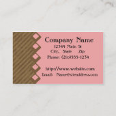 Rosa Klasse Visitenkarte (Rückseite)