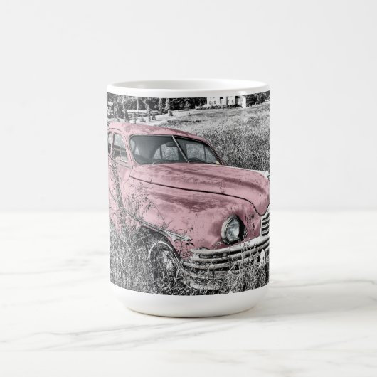 Rosa Klassiker Auto Kaffeetasse (Mittel)
