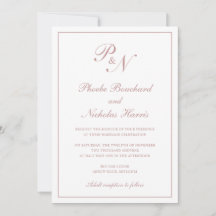 Rosa klassische elegante Hochzeit