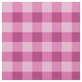 Rosa klassischer Gingham-Karo-Pima-Baumwollstoff Stoff (Nahaufnahme)