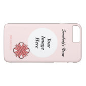 Rosa Kleber-Multifunktionsvorlage von Kenneth Yonc Case-Mate iPhone Hülle (Rückseite (Horizontal))