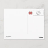 Rosa Kleber-Multifunktionsvorlage von Kenneth Yonc Postkarte (Rückseite)
