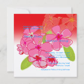 Rosa Klee Einladung (Rückseite)