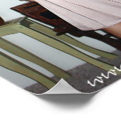 Rosa Kleid Poster (Ecke)