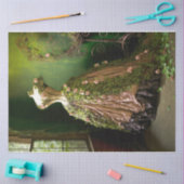 Rosa Kleiderform Seidenpapier (Basteln)