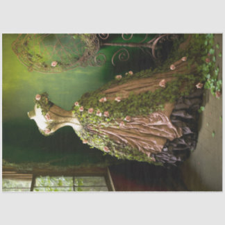 Rosa Kleiderform Seidenpapier