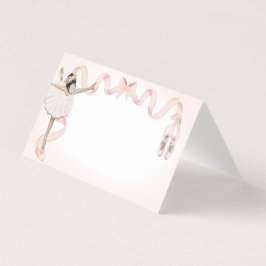 Rosa Kleine Ballerina Platzkarte Party Dekoration