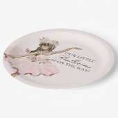 Rosa Kleine Ballerina Teller Ballett Party Dekorat (Schrägansicht)