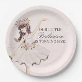 Rosa Kleine Ballerina Teller Ballett Party Dekorat