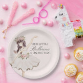 Rosa Kleine Ballerina Teller Ballett Party Dekorat (Party)