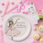 Rosa Kleine Ballerina Teller Ballett Party Dekorat (Party)