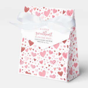 Rosa kleiner Schatz Valentinstag Baby Shower Geschenkschachtel