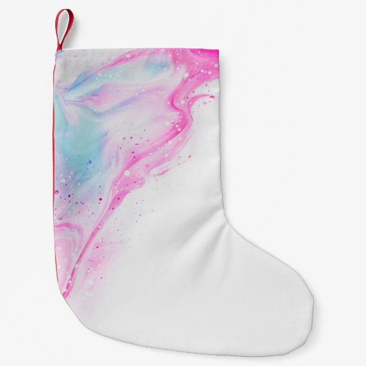 Rosa Kleiner Weihnachtsstrumpf (Vorderseite)