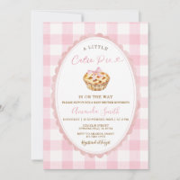 Rosa kleines süßes Mädchen-Baby-Party