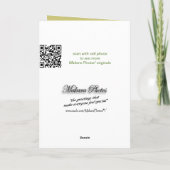 Rosa Knockout-Gebetskarte - anpassen Karte (Rückseite)