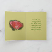 Rosa Knockout-Gebetskarte - anpassen Karte (Innenseite)