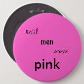 rosa Knopf Button (Vorne & Hinten)